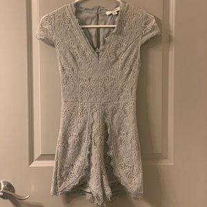 Francesca’s Lace Romper